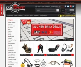 Dogsportgear.com(Schutzhund equipment) Screenshot