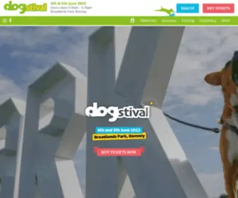 Dogstival.co.uk(Festival for dogs and dog lovers in the new forest) Screenshot