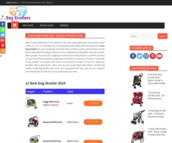 Dogstrollersreviews.com(11 Best Dog Stroller 2020) Screenshot