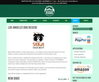 Dogswithoutborders.org(Dogs without borders) Screenshot