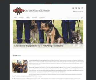 Dogtagk9.com(Dogtag K9 Services Corporation) Screenshot