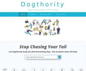 Dogthority.com(Quickly discover the best services for your dog that includes) Screenshot