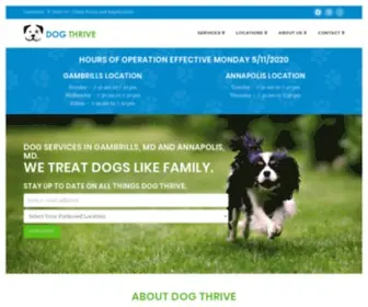 Dogthrive.com(Dog services in Gambrills) Screenshot