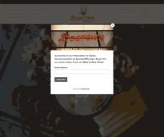 Dogtownbrewingco.com(Dogtown Brewing) Screenshot