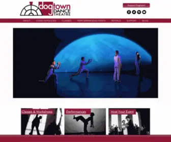 Dogtowndancetheatre.com(Dogtown Dance Theatre) Screenshot