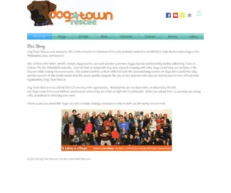 Dogtownrescue.org(Animal Adoption) Screenshot