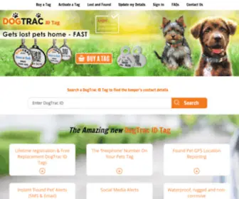 Dogtrac.com(DogTrac) Screenshot