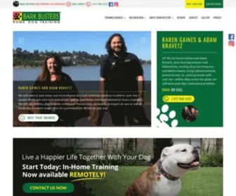 Dogtraining-Sanfrancisco.com(Home of Dog Training San Francisco by Bark busters Dog Training San Francisco) Screenshot