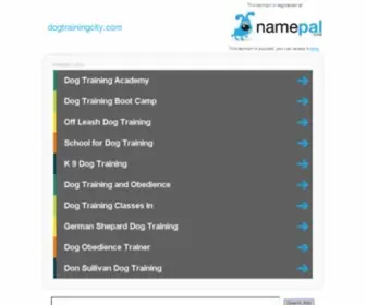 Dogtrainingcity.com(Dog Training Tips and Tricks) Screenshot