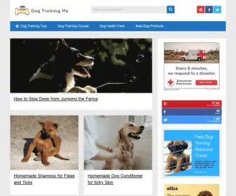 Dogtrainingme.com(Dog Training Me) Screenshot