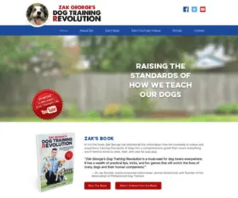 Dogtrainingrevolution.com(Zak-george) Screenshot