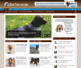 Dogtrainingtipsblog.com(Frontpage) Screenshot