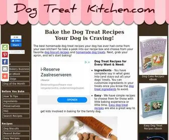 Dogtreatkitchen.com(Homemade Dog Treat Recipes That Will Make Your Dog Beg For More) Screenshot