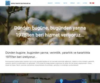 Dogustekstil.com(Doğuş Tekstil İşletmeleri Sanayi ve Ticaret A.Ş) Screenshot