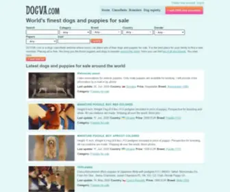 DogVa.com(World's finest puppies for sale) Screenshot