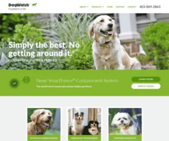 Dogwatchab.ca(DogWatch® of AB) Screenshot