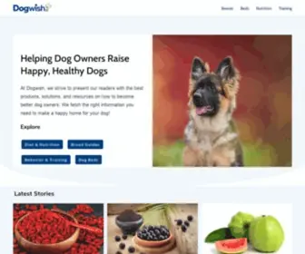 Dogwish.com(Make a Happy Home for Your Dog) Screenshot