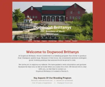 Dogwoodbrittanys.com(Dogwood Brittanys Peoria IL) Screenshot