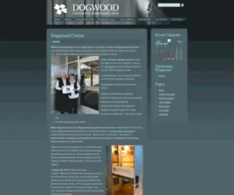 Dogwoodcenter.com(The mission of the Dogwood Center for the Performing Arts) Screenshot