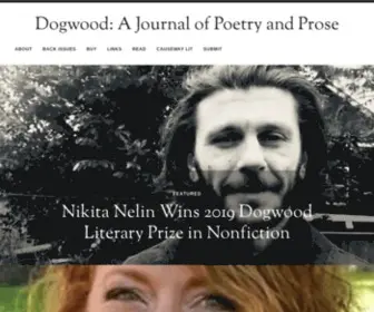 Dogwoodliterary.com(A Journal of Poetry and Prose) Screenshot