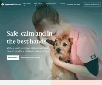 Dogwoodreferrals.co.uk(Veterinary Referral Services Manchester) Screenshot