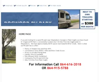 DogwoodrvPark.com(Dogwood RV Park) Screenshot