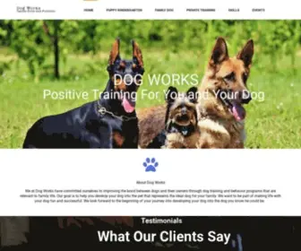 Dogworksholbrook.com(It Works) Screenshot