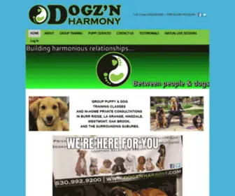 Dogznharmony.com(Dogz 'N Harmony) Screenshot