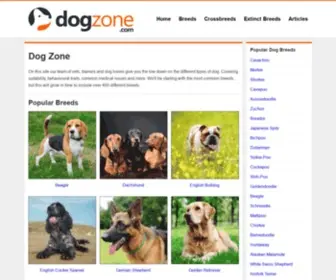 Dogzone.com(Dog Zone) Screenshot