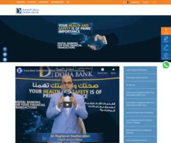 Dohabank.com.qa(Doha Bank) Screenshot