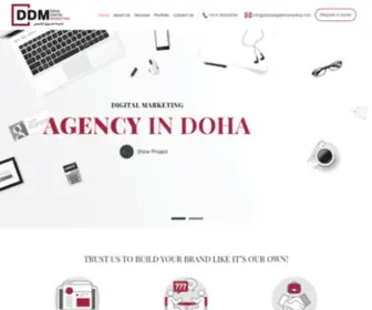 Dohadigitalmarketing.com((DDM) Doho Digital Marketing is Qatar Base Premium Marketing Agency) Screenshot