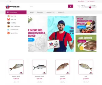 Dohafish.com(Qatar Fish Online Shop) Screenshot