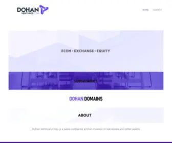 Dohan.domains(DOHAN VENTURES) Screenshot