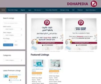 Dohapedia.com(The state of qatar) Screenshot