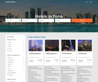 Dohaqatarhotels.com(The 10 best Doha Hotels) Screenshot