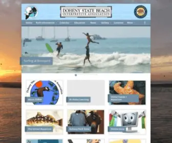 Dohenystatebeach.org(Doheny State Beach Foundation) Screenshot