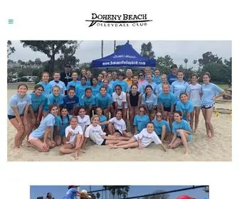 Dohenyvolleyball.com(Doheny Beach Volleyball Club) Screenshot