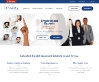 Doherty.com(Connecting qualified candidates with quality companies since 1980) Screenshot