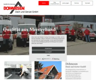 Dohmesen-Dach.de(Dachdeckermeisterbetrieb Viersen) Screenshot