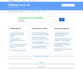 Dohna-Lokal.de(Dohna Lokal) Screenshot