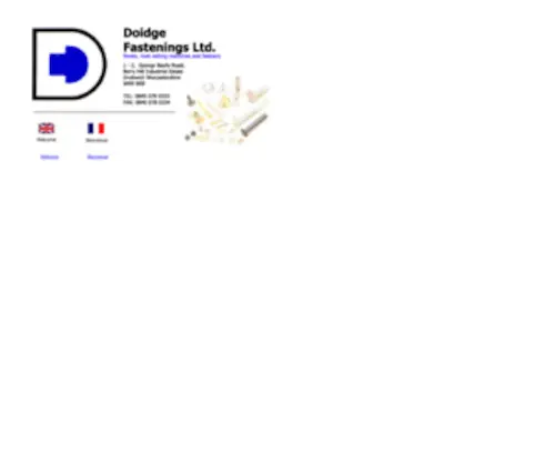 Doidge.com(Doidge Fastenings Ltd) Screenshot