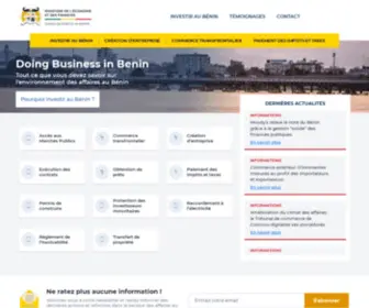 Doingbusinessinbenin.org(Doing Business) Screenshot