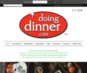 Doingdinner.com(Meal Delivery) Screenshot