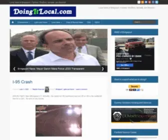 Doingitlocal.com(Local News in Bridgeport) Screenshot