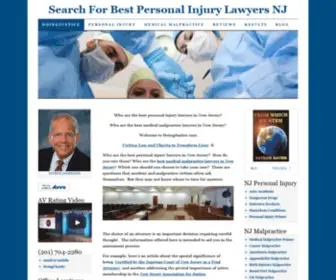 Doingjustice.com(Who are the Best Personal Injury Lawyers in New Jersey) Screenshot