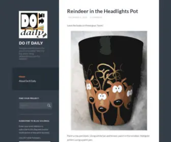 Doitdaily.net(See my big sister blog) Screenshot