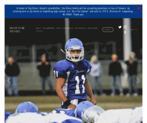 Doitfordaniel.com(Do It For Daniel) Screenshot