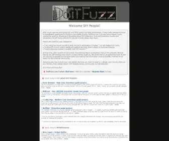 Doitfuzz.com(DIY Fuzz Overdrive Distortion Citcuits and Schematics Forum) Screenshot