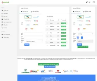 Doithe.pro(ĐỔI THẺ CÀO ĐIỆN THOẠI RA ATM) Screenshot