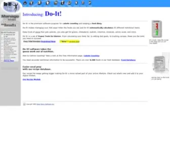 Doithome.com(Diet Software for Counting Calories) Screenshot